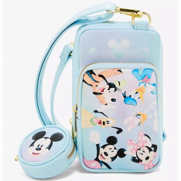 Loungefly Handbags - Loungefly Disney Mickey and Friends Crossbody Bag with Coin Purse - NWT